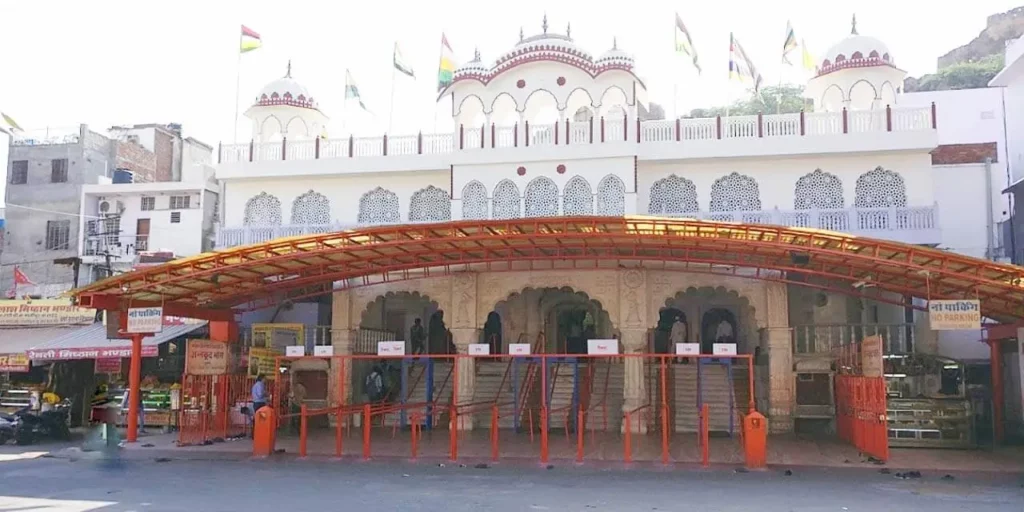 View From Outside of Moti Dungri Ganesh Ji Temple